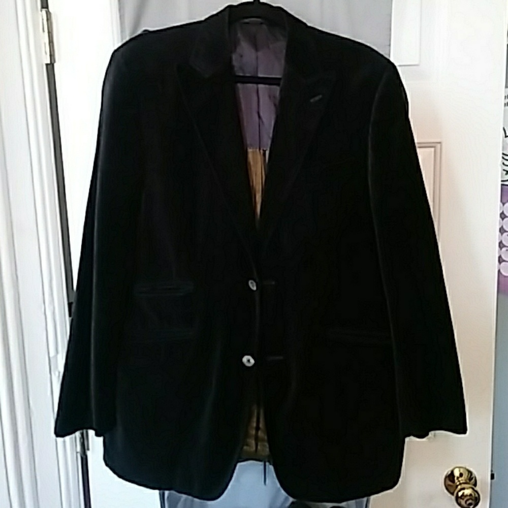 Kroon velvet pinstripe sport coat